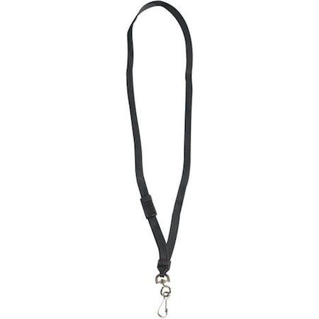 Box Partners Box Partners LY120 Breakaway Black Lanyards - Pack of 24 LY120